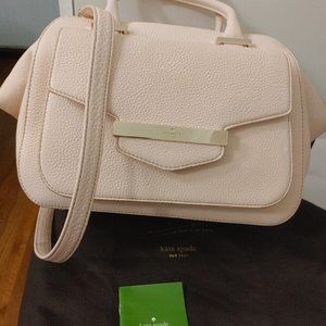 Kate Spade Browning Lane KATHRINA SATCHEL Pale Pink Purse Shoulder bag.